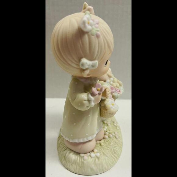 Vintage Precious Moments, “TO MY FOREVER FRIEND” (#100072) - 1985, PorcelainFig. - Picture 4 of 7